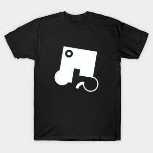 Black and White Contraption Q4N T-Shirt